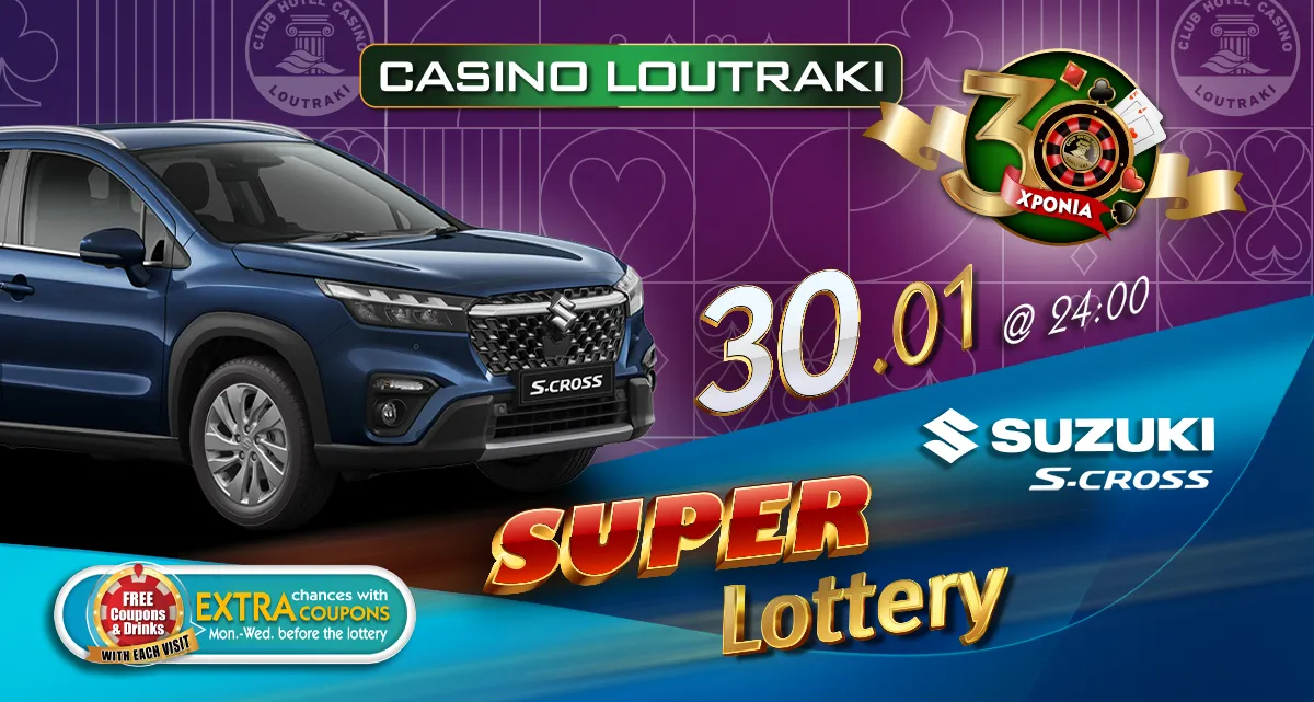 Casino Loutraki - Suzuki S-Cross Lottery – January
