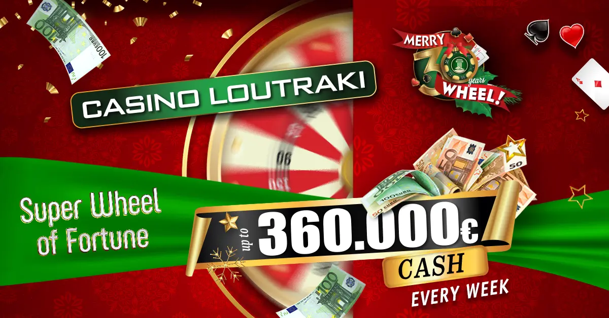 Casino Loutraki - Merry Wheel of December