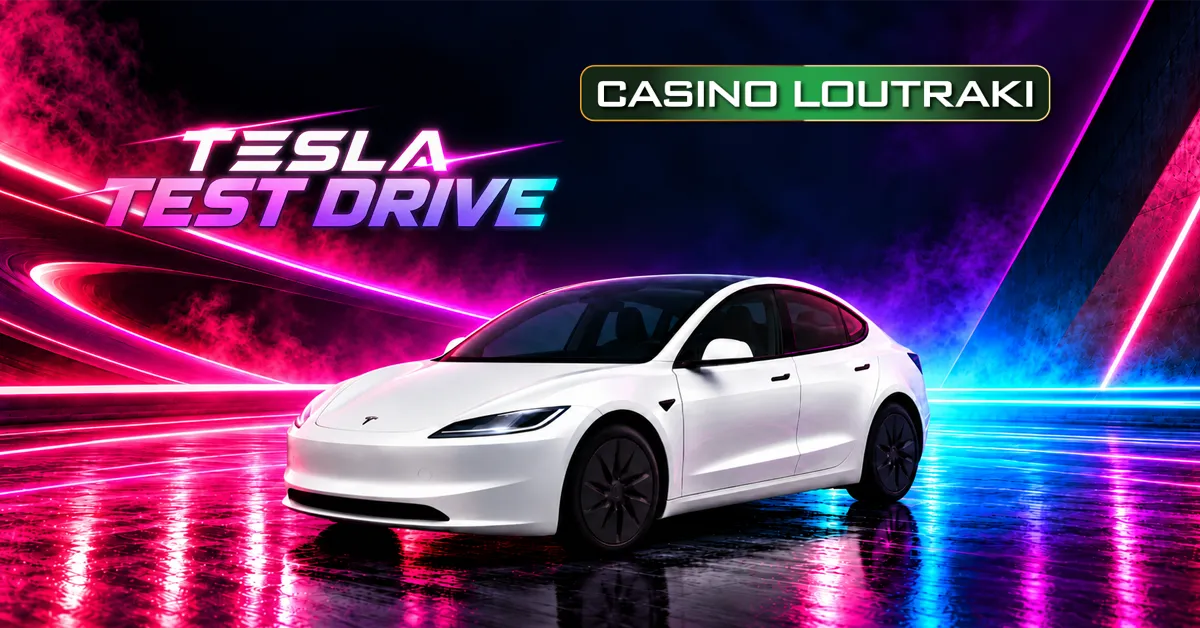 Casino Loutraki - Tesla Test Drive: Don't Just Dream It. Drive It!
